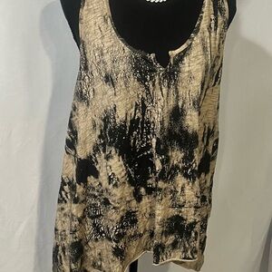 Harley-Davidson Black and Tan Tank Top